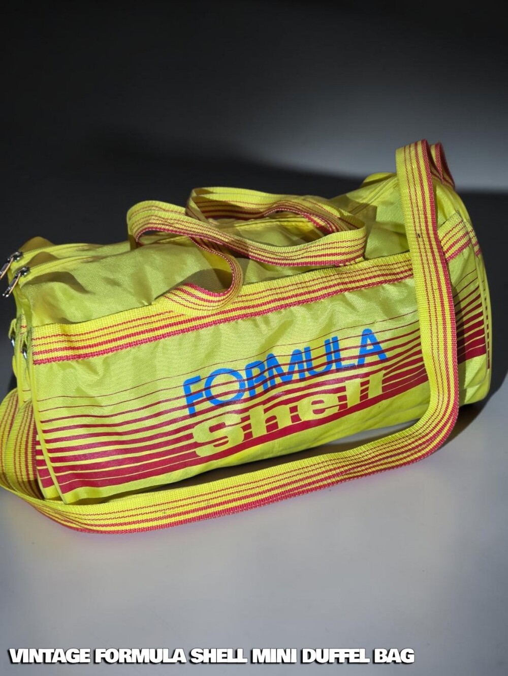 Vintage Formula Shell Mini Duffel Bag